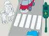 lamina para imprimir y colorear D&iacute;a europeo de la seguridad vial.